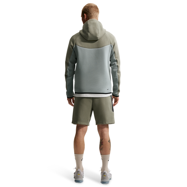 Nike Tech Fleece Full-Zip Windrunner Hoodie - Men's - Light Pumice/Black/Silver Sage - Image 7