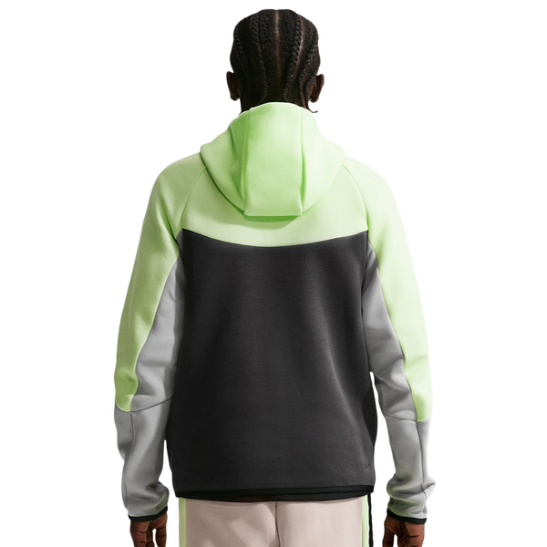 Nike Tech Fleece Full-Zip Windrunner Hoodie - Men's - Lt Liquid Lime/Anthracite/Lt Smoke Grey - Image 2