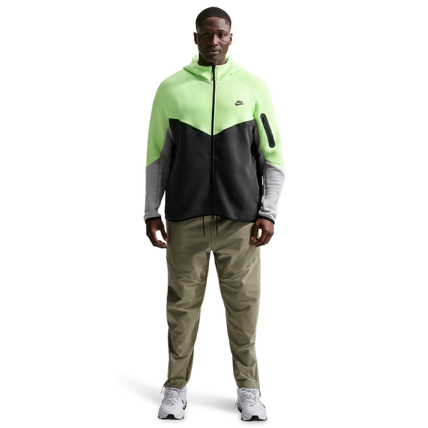 Nike Tech Fleece Full-Zip Windrunner Hoodie - Men's - Lt Liquid Lime/Anthracite/Lt Smoke Grey - Image 5