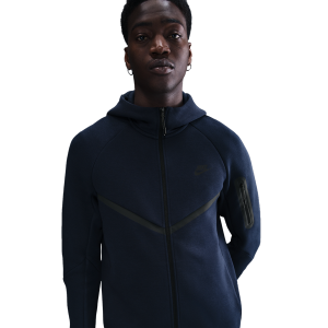 Nike Tech Fleece Full-Zip Windrunner Hoodie - Men's - Obsidian/Black