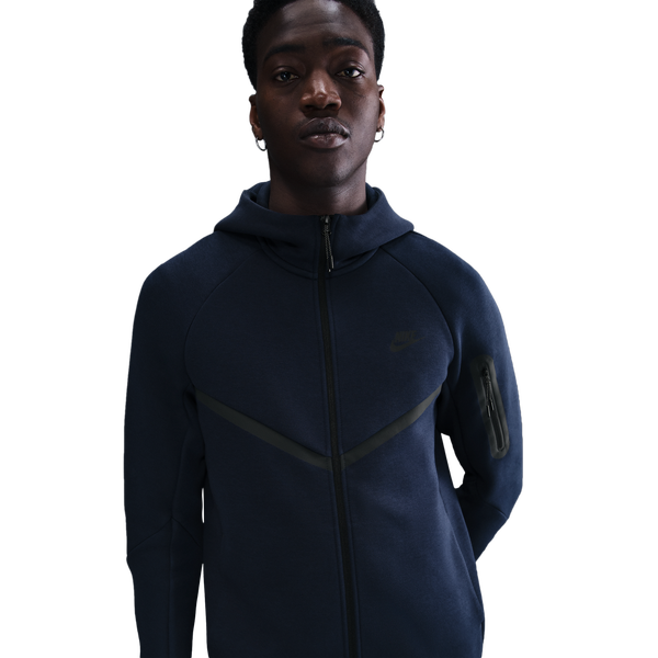 Nike Tech Fleece Full-Zip Windrunner Hoodie - Men's - Obsidian/Black