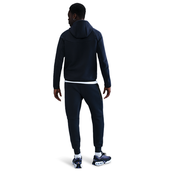 Nike Tech Fleece Full-Zip Windrunner Hoodie - Men's - Obsidian/Black - Image 5