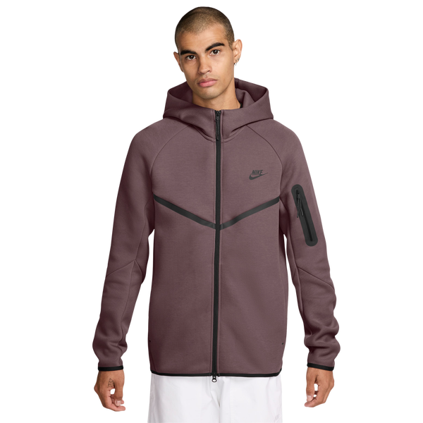 Nike Tech Fleece Full-Zip Windrunner Hoodie - Men's - Brown/Black