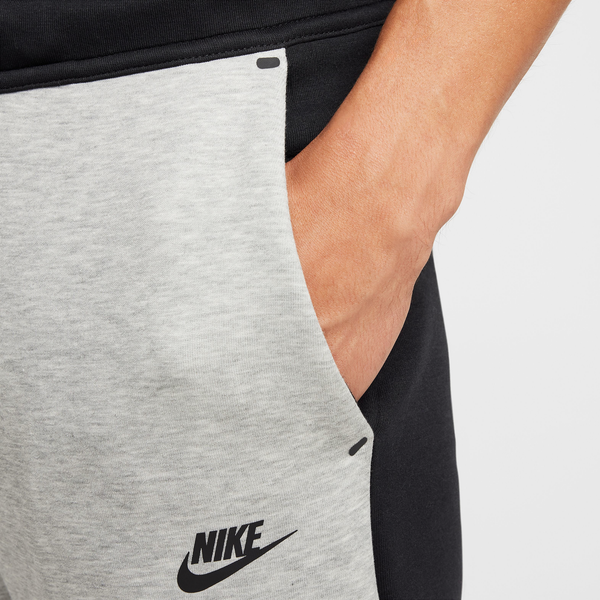 Nike Tech Fleece Jogger - Men's - Black/Dark Grey Heather - Image 5