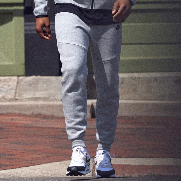 Nike Tech Fleece Jogger - Men's - Dark Grey Heather/Black