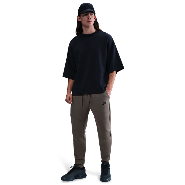 Nike Tech Fleece Jogger - Men's - Black/Cave Stone - Image 3