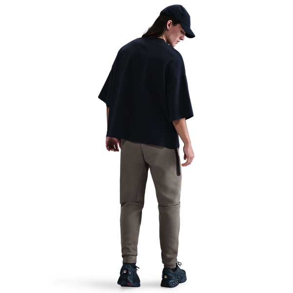 Nike Tech Fleece Jogger - Men's - Black/Cave Stone - Image 4