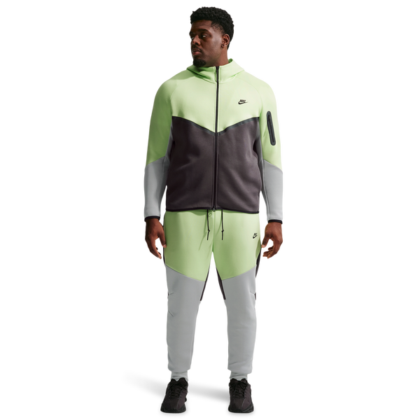 Nike Tech Fleece Jogger - Men's - Lt Liquid Lime/Anthracite/Lt Smoke Grey - Image 6