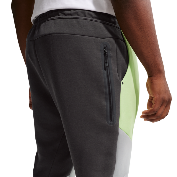 Nike Tech Fleece Jogger - Men's - Lt Liquid Lime/Anthracite/Lt Smoke Grey - Image 9