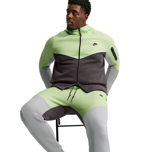 Nike Tech Fleece Jogger - Men's - Lt Liquid Lime/Anthracite/Lt Smoke Grey - Image 10