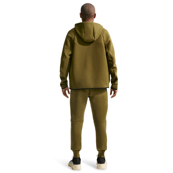 Nike Tech Fleece Jogger - Men's - Black/Olive Flak - Image 4