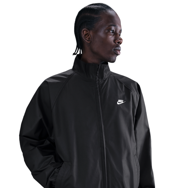 Nike CLUB ROSCOE FZ JACKET - Men's - White/Black