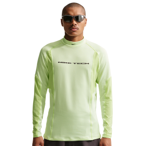 Nike Tech Pro Layer L/S Thermal Top - Men's - Volt Tint/Lt Liquid Lime/Lt Liquid Lime