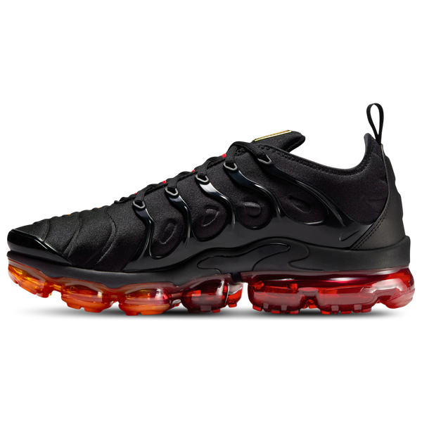 Nike Air Vapormax Plus - Men's - Black/Light Smoke Grey/Magma Orange - Image 2