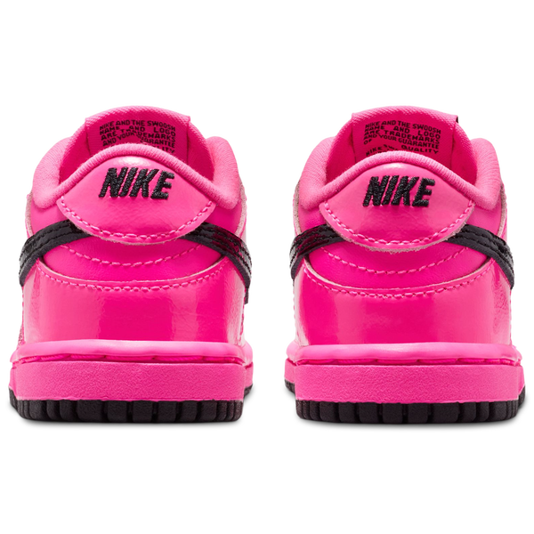 Nike Dunk Low BTE - Girls' Toddler - Pink Blast/Black - Image 3