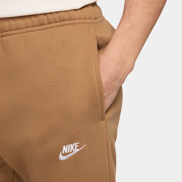 Nike Club Joggers - Men's - Flax/White - Image 4