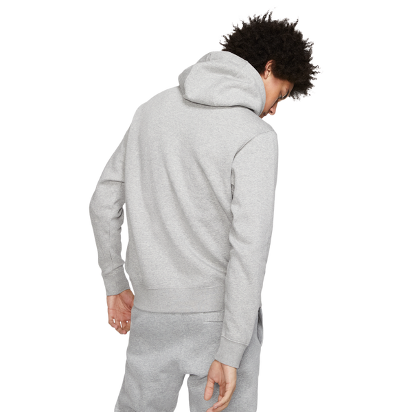 Nike GX Club Hoodie - Men's - Dark Grey Heather/White - Image 3
