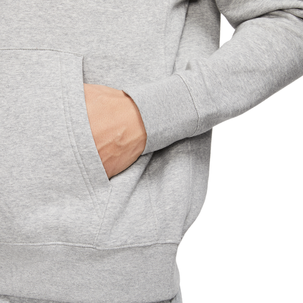 Nike GX Club Hoodie - Men's - Dark Grey Heather/White - Image 4