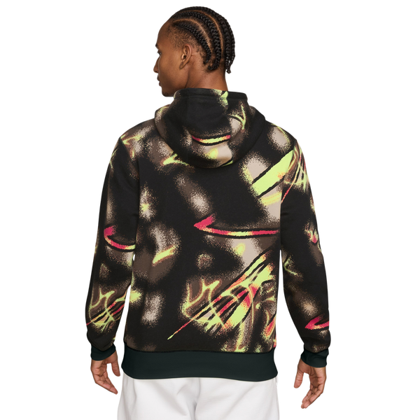 Nike Ja Club Basketball Pullover Hoodie - Men's - Light Lemon Twist/Grey - Image 2