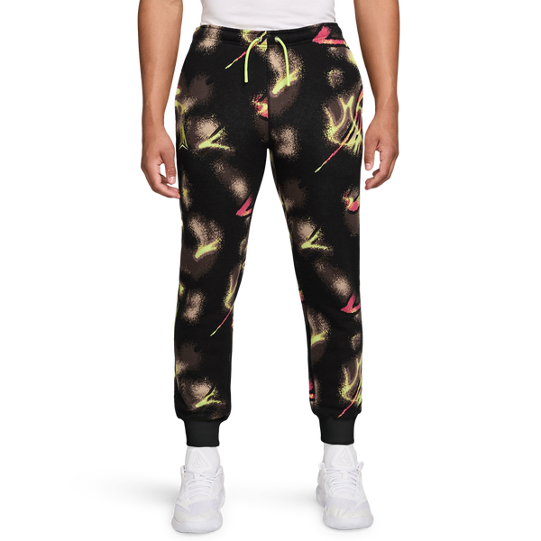 Nike Ja Club Basketball Jogger Pants - Men's - Light Lemon Twist/Hemp