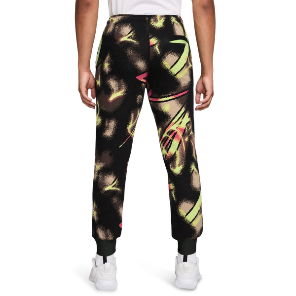Nike Ja Club Basketball Jogger Pants - Men's - Light Lemon Twist/Hemp - Image 2