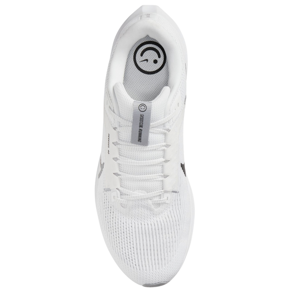 Nike Air Zoom Pegasus 40 - Men's - White/Black/Grey - Image 3