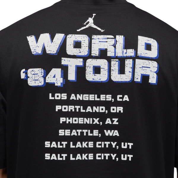 Jordan NC World Tour Short Sleeve Crewneck - Men's - Black - Image 2