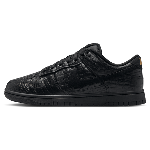 Nike Dunk Low SS - Women's - Mtlc Gold/Black/Black - Image 2