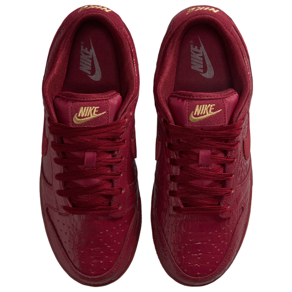 Nike Dunk Low SS - Women's - Team Red/Team Red/Mtlc Gold - Image 4
