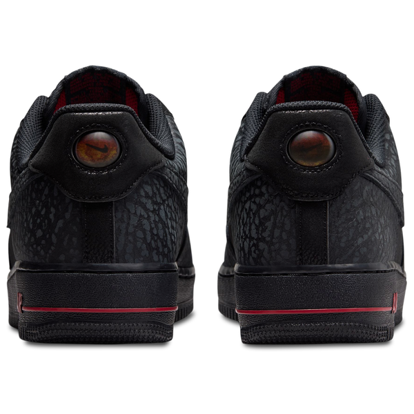 Nike Air Force 1 Low LE - Men's - Black/Tough Red/Dark Smoke Grey - Image 3