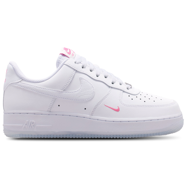 Nike Air Force 1 '07 FL1 - Women's - White/White/Lotus Pink