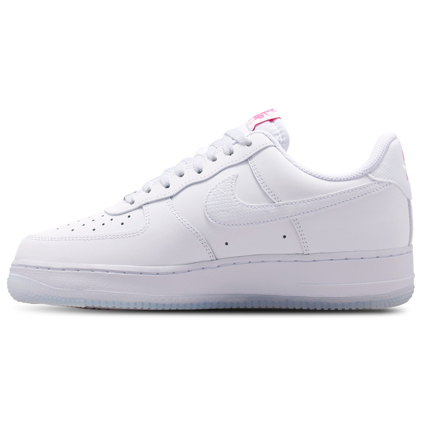 Nike Air Force 1 '07 FL1 - Women's - White/White/Lotus Pink - Image 2