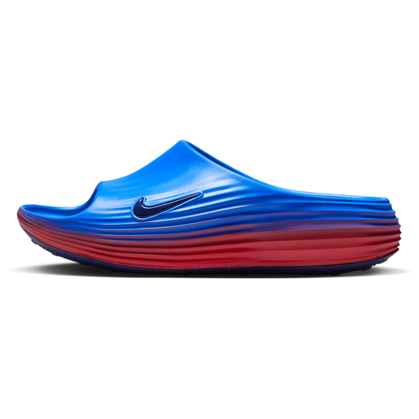 Nike ReactX Rejuven8 Slides - Women's - Lt Photo Blue/Action Red/Midnight Navy - Image 2