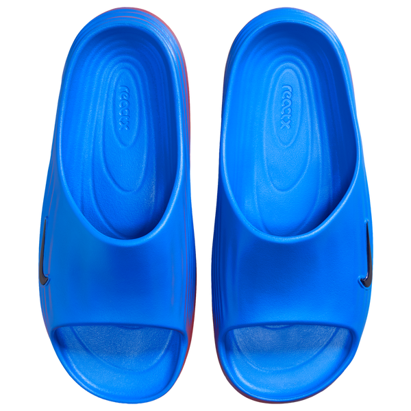 Nike ReactX Rejuven8 Slides - Women's - Lt Photo Blue/Action Red/Midnight Navy - Image 3
