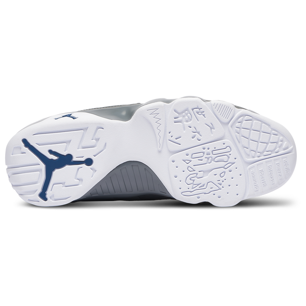 Jordan Retro 9 - Men's - Flint Grey/White/French Blue - Image 5