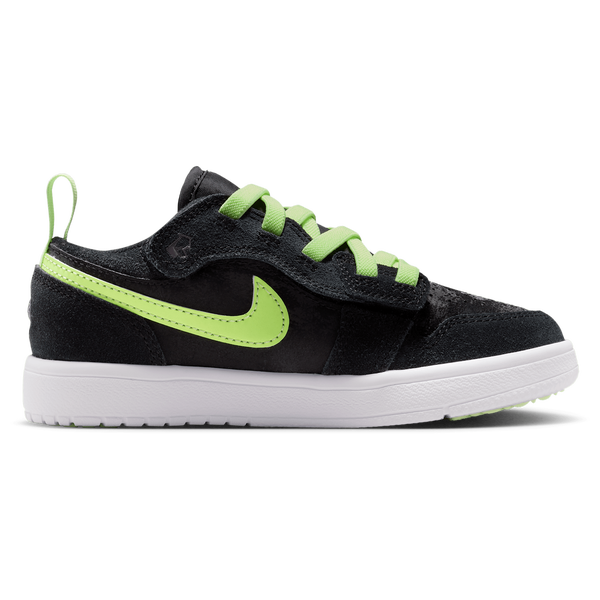 Jordan 1 Low Alt SS - Boys' Preschool - Black/Barely Volt