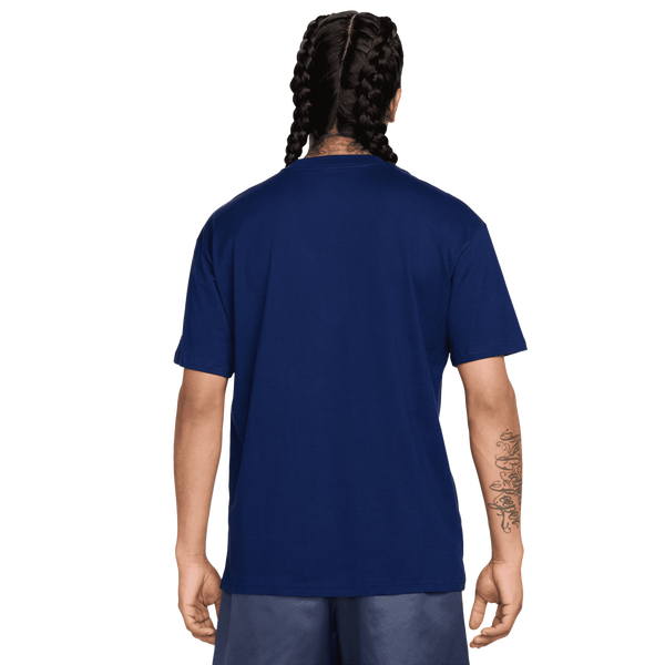 Nike Max 90 Short Sleeve T-Shirt - Men's - Blue Void/Gold - Image 2
