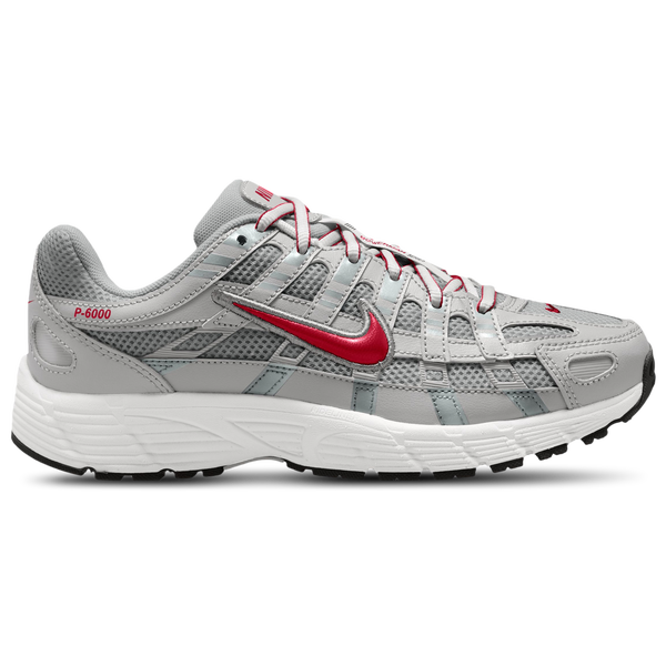 Nike P-6000 - Boys' Grade School - Gym Red/Metallic Silver