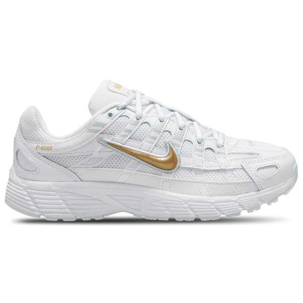 Nike P-6000 - Boys' Grade School - White/Metallic Gold