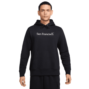 Nike San Francisco Club BB Pullover Hoodie - Men's - Black/White