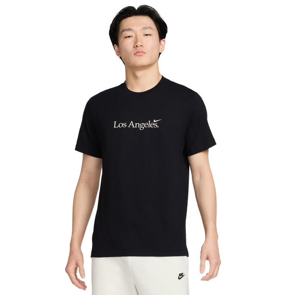 Nike LA Short Sleeve Crew T-Shirt - Men's - Black/White - Image 2