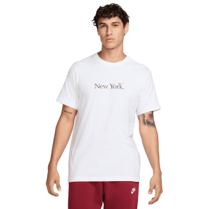 Nike NYC Short Sleeve Crew T-Shirt - Men's - White/Cosmic Clay