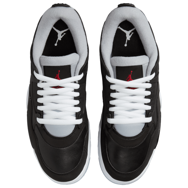 Jordan Air Jordan 4 RM PRM NAS - Men's - Black/Fire Red/Wolf Grey - Image 4