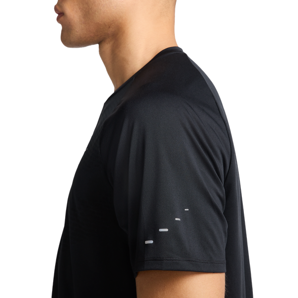 Nike Dri-FIT ADV STRIDE SS TOP - Men's - Black/Reflective Silv - Image 4