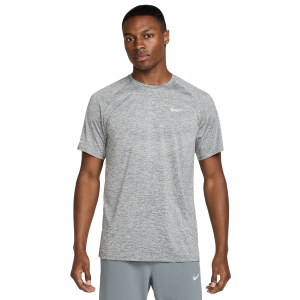Nike Dri-FIT ADV STRIDE SS TOP - Men's - Smoke Grey/Heather/Reflective Silver