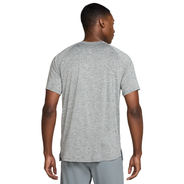 Nike Dri-FIT ADV STRIDE SS TOP - Men's - Smoke Grey/Heather/Reflective Silver - Image 2