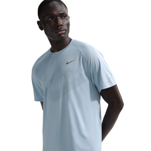Nike Dri-FIT ADV STRIDE SS TOP - Men's - Reflective Silver/Lt Armory Blue