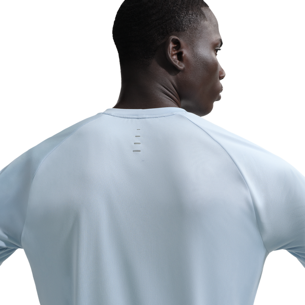 Nike Dri-FIT ADV STRIDE SS TOP - Men's - Reflective Silver/Lt Armory Blue - Image 2