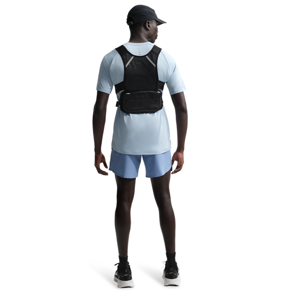 Nike Dri-FIT ADV STRIDE SS TOP - Men's - Reflective Silver/Lt Armory Blue - Image 4