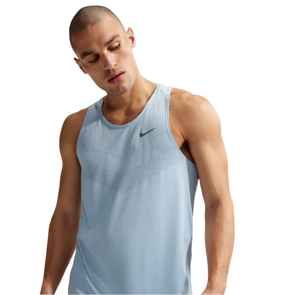 Nike Dri-FIT ADV STRIDE TANK - Men's - Lt Armory Blue/Reflective Silver - Image 3